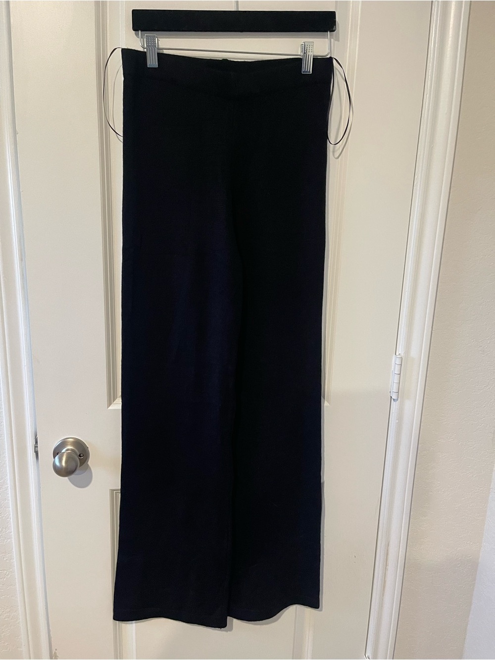 Fashion Nova Black Wide-Leg High-Rise Pants